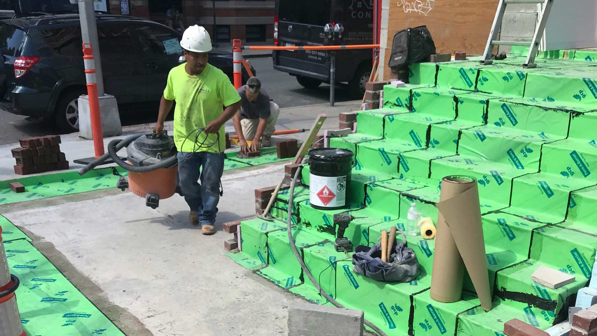 Water Proofing, Caulking & Vapor Barriers O'Neill Masonry, Inc